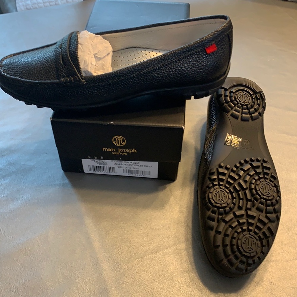 New Marc Joseph ladies size 10 black golf shoes